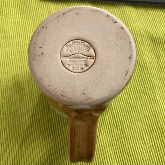 COLD MOUNTAIN POTTERY Burlap & Beans Coffee Mug - Picture 8 of 8